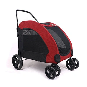 Pet Stroller With 4 Wheel And Storage Space Travel Detachable Dog Stroller For Large Dog