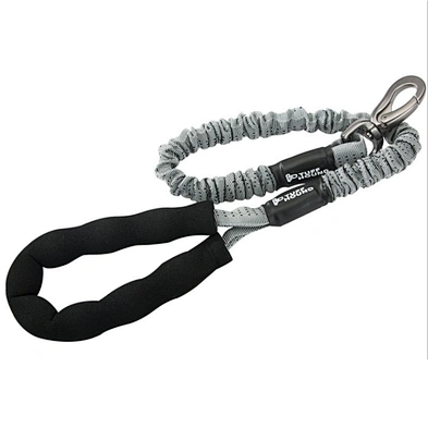 Wholesale nylon dog bungee leash carabiner luxury large dog rope leash