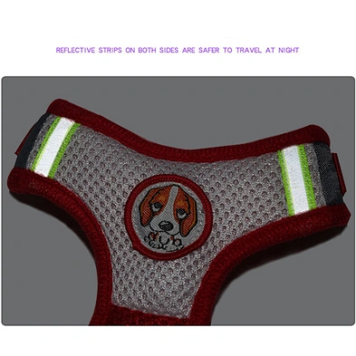 Amazon hot selling pet safety dog harness with leashes reflective dog harness