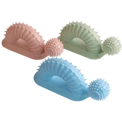 Wholesale pet chew toys TPR rubber chew toys toothbrush dog chew toys