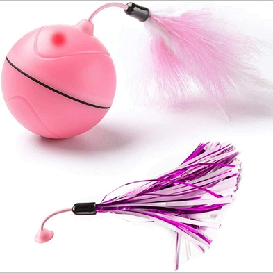 Smart Cat Toys Interactive Ball USB Charging Self Rotating Automatic Cat Ball