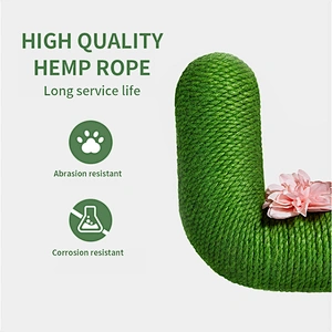 Natural Sisal Cat Scratching Post Cactus Cat Scratcher Large Cactus Cat Tree