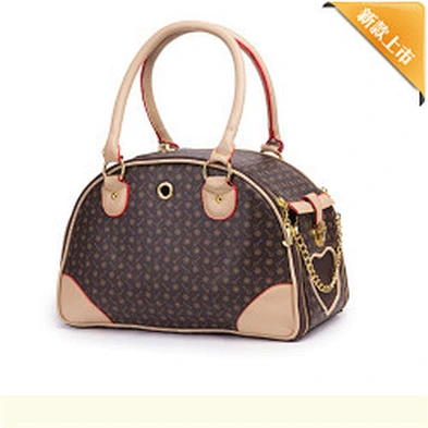 Hot sale PU pressure lattice pet out bag, breathable portable pet bag pet carrier