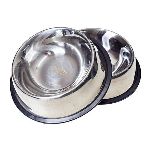 TOPETZON Elevated Food Bowl Large Stainless Steel Dog Bowl Cat Feeding Bowl