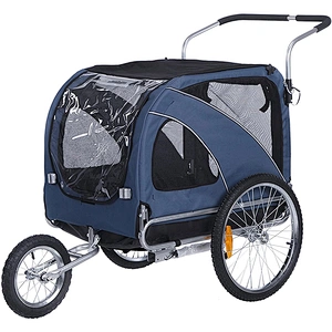Convenient Foldable Transport Travel Durable Dog Bike Trailer