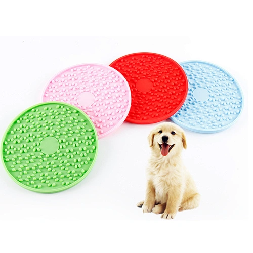 Dog licking pad mat with suction cup to wall silicone dog lick mat for dogs