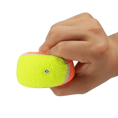 Rubber Pet Ball Teeth Squeaky Chew Dog Ball Toy