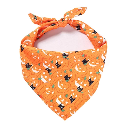 Cheapest Halloween Dog Bandana Custom Printed New Design Dog Halloween Bandana