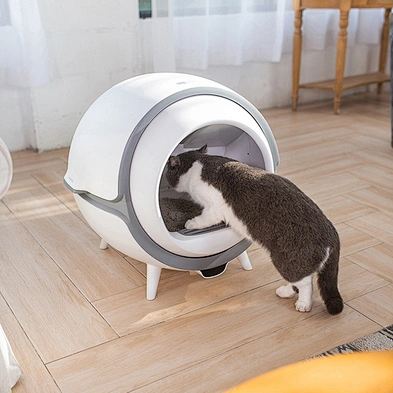Smart Cat Toilet Automatic Enclosed Self Cleaning Cat Litter Box