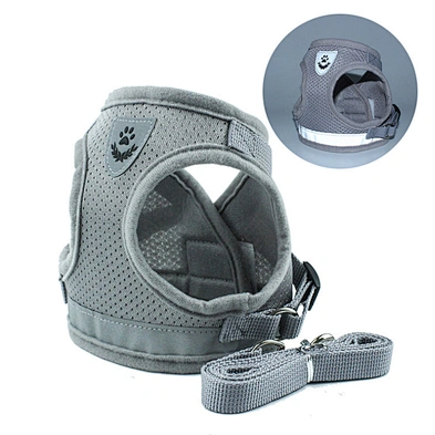 High Quality Designers Reflective Dog Harness Custom 2021 Adjustable Dog Harness Vest With Leash