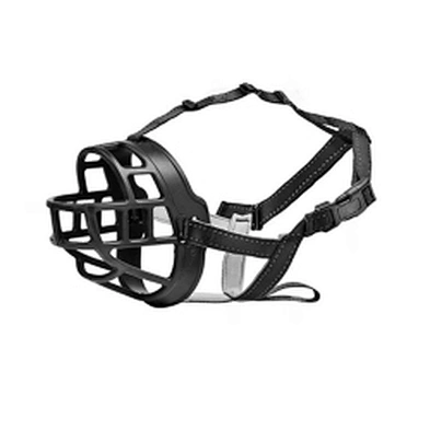 Adjustable Dog Muzzles Anti Biting Barking Breathable Safety Soft Polyester Reflective Dog Muzzles