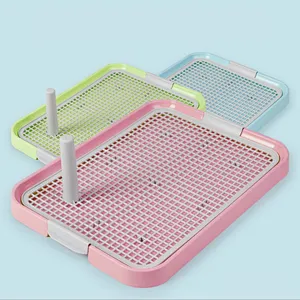 Dog Toilet Tray Plastic Puppy Potty Training Indoor Pet Dog Toilet