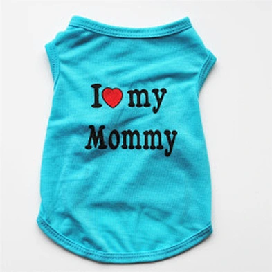 Summer Cool Puppy Dog Shirt Custom Logo Cheap Cute Pet Small Dog Summer Clothes