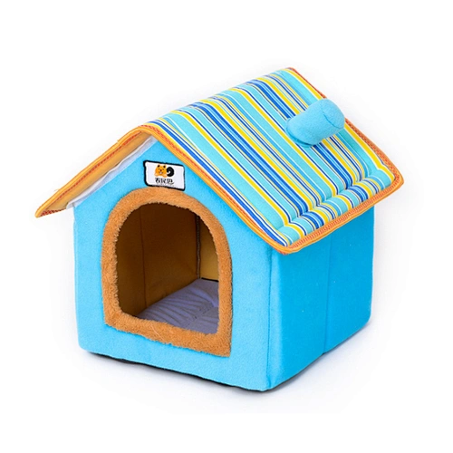 Wholesale soft dog house indoor portable winter warm foldable memory foam pet house for dog