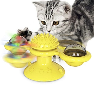 Amazon hot selling interactive toys training cat turntable pet toys