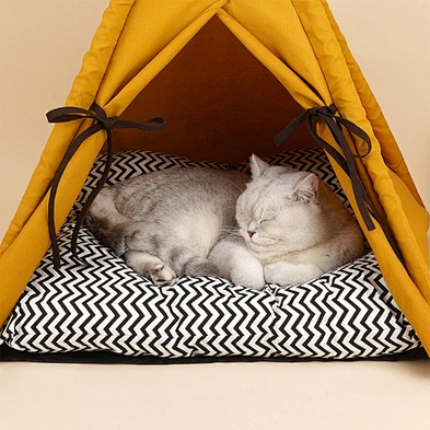 wholesale High Quality pet Teepee detachable and washable Pets Cat Dog Teepee Tent
