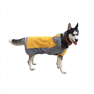 Wholesale Pet Outdoor Waterproof coat Reflective Big Dog Raincoat Breathable Raincoat Jackets for dog