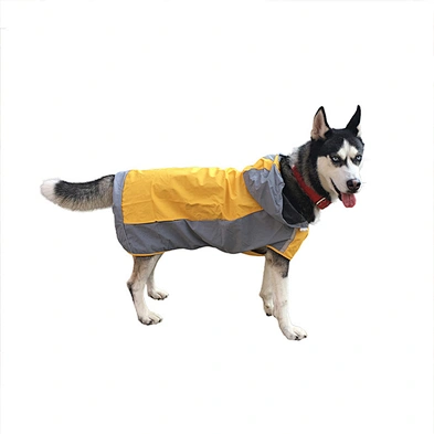 Wholesale Pet Outdoor Waterproof coat Reflective Big Dog Raincoat Breathable Raincoat Jackets for dog