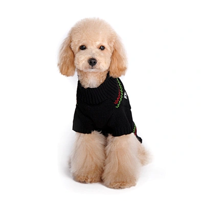 New Year Pet Dog Sweater Vest Clothes Wholesale Winter Warm Soft Christmas Dog Clothes