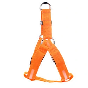 USB Charge Light Up LED Dog Chest Harness For Wholesale