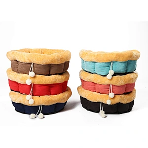 New Thicken Winter Warm Round Pet Bed For Dog And Cat