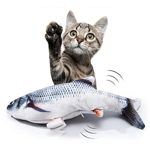 Electric Moving Fish Cat Toy 2021 New Interactive Cute Electronic Cat Toy