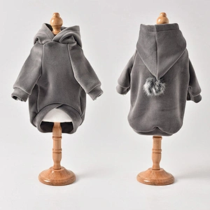 Wholesale Pet dog winter clothes warm hoodie for winter and autumn