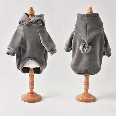 Wholesale Pet dog winter clothes warm hoodie for winter and autumn