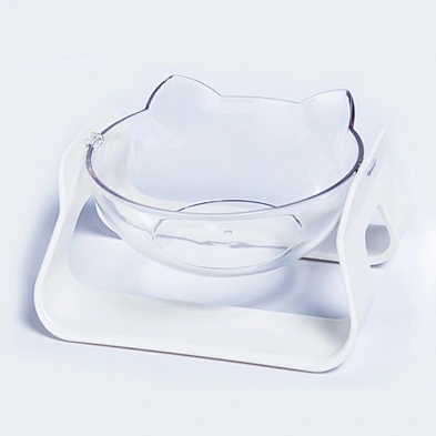 Wholesale 15 degree cat food bowl adjustable degree pet bowl single bowl for small animal
