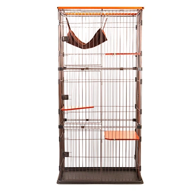Cheap Large Cat Cage Villa Stainless Steel Luxury Big 3 Layer Cat Cage