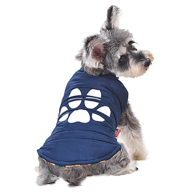 Polyester Print Dog Jacket Coat Reversible Luxury Fashion Designer Warm Dog Winter Clothes