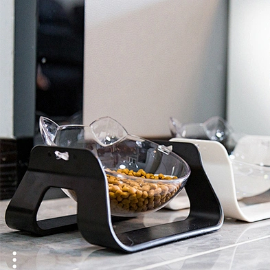 Wholesale 15 degree cat food bowl adjustable degree pet bowl single bowl for small animal