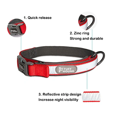 Custom Luxury Pet Collar Personalized Adjustable Nylon Dog Collar Reflective