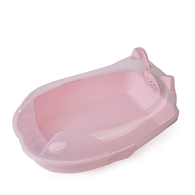 hot sale cat ears shape cat toilet indoor litter box spill-proof semi-enclosed cat litter box