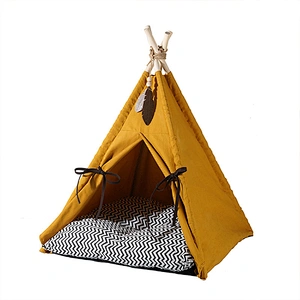 wholesale High Quality pet Teepee detachable and washable Pets Cat Dog Teepee Tent