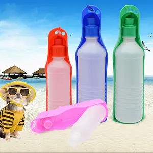 Collapsible Pet Water Bottle Wholesale Cheapest Plastic Foldable Portable Dog Water Bottle