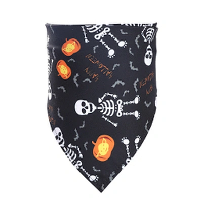 Cheapest Halloween Dog Bandana Custom Printed New Design Dog Halloween Bandana