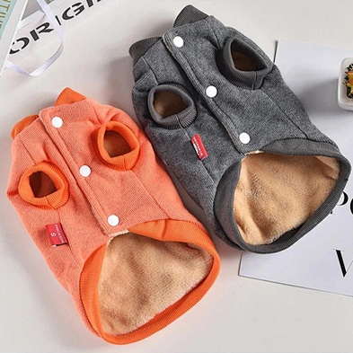 Dog Knitted Elk Jacket 2020 Autumn And Winter Plus Fleece Warm Dog Clothes From China