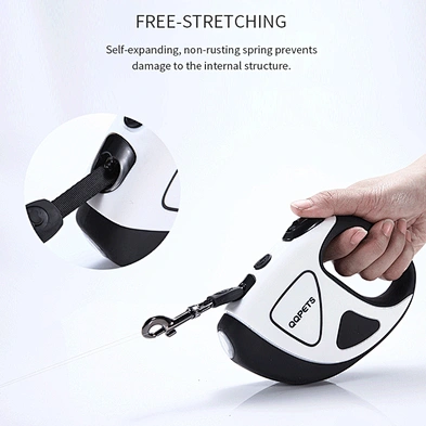 Led Retractable Dog Leash With Light