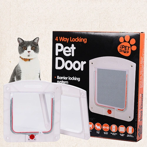 Cheap price smart cat flap automatic lockable adjustable pet door
