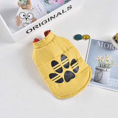 Polyester Print Dog Jacket Coat Reversible Luxury Fashion Designer Warm Dog Winter Clothes