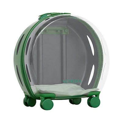 Portable Transparent Pet Trolley Case