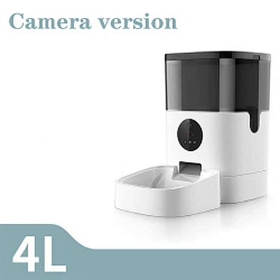 2020 new automatic pet feeder wifi remote control timer smart cat automatic dog feeder with camera