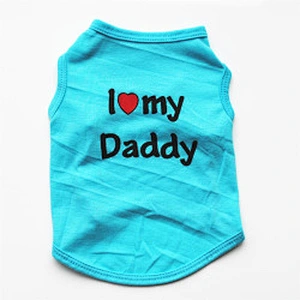 Summer Cool Puppy Dog Shirt Custom Logo Cheap Cute Pet Small Dog Summer Clothes