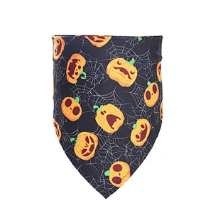 Cheapest Halloween Dog Bandana Custom Printed New Design Dog Halloween Bandana