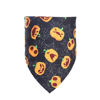 Cheapest Halloween Dog Bandana Custom Printed New Design Dog Halloween Bandana