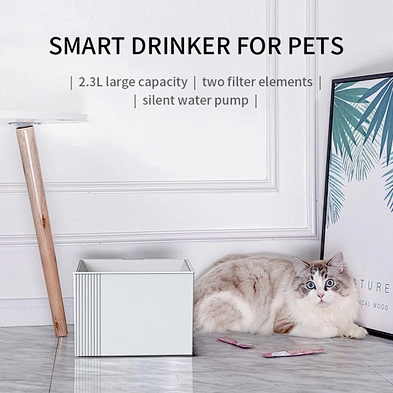 Automatic Pet Water Dispenser Portable Smart Automatic Cat Water Fountain