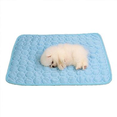 Wholesale Dog Ice Mat Pet Sleep Cooling Pad Washable Ice Silk Waterproof dog cat summer Ice pad
