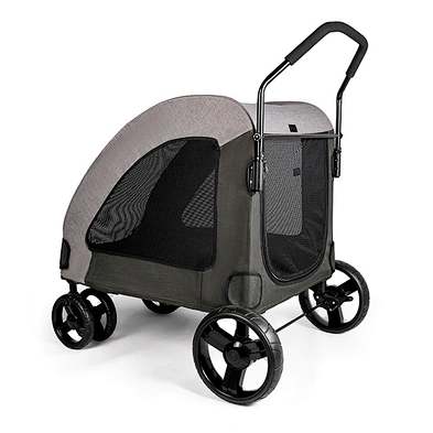 Pet Stroller With 4 Wheel And Storage Space Travel Detachable Dog Stroller For Large Dog