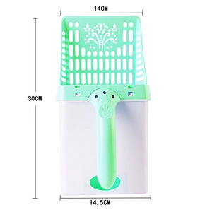 Cat Litter Scoop Plastic High Quality Portable Cat Litter Shovels With Bag
